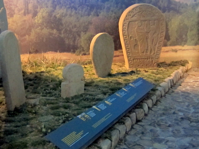A walkthrough recreation of an etruscan scene.