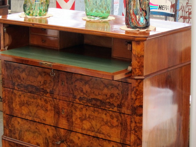 Some very nice pieces of furniture at this booth