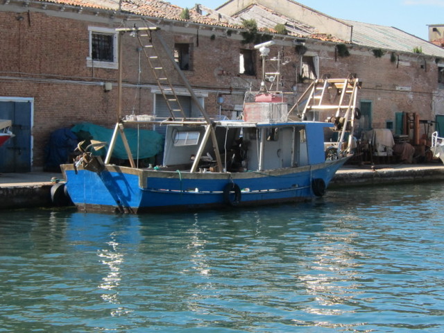 One fishing boat