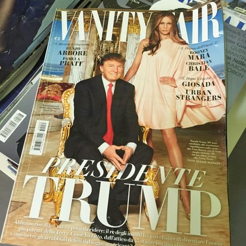 Magazine cover at dental office - Italian Vanity Fair